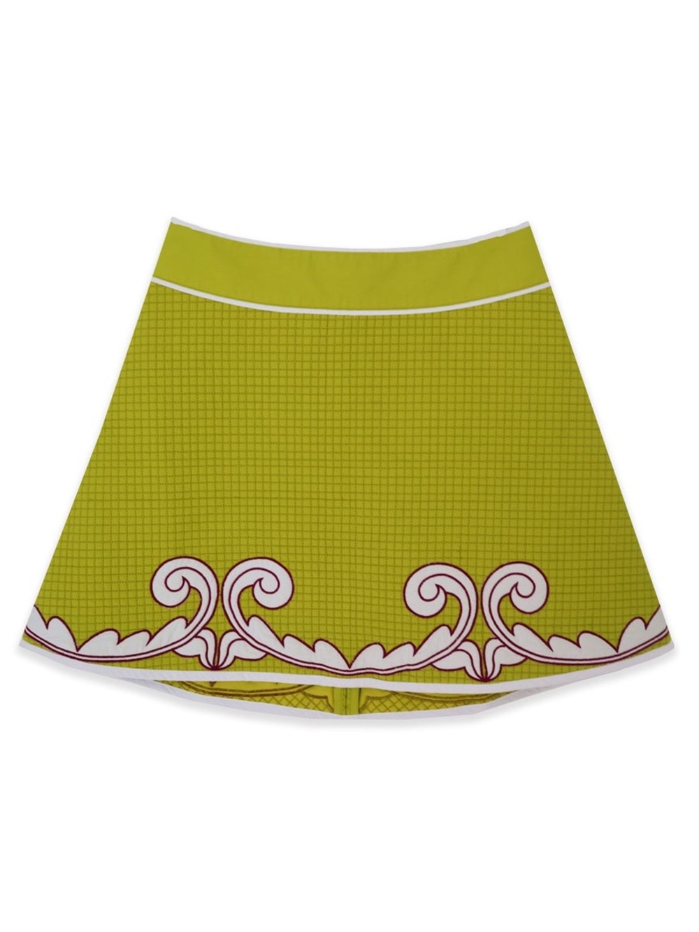 NWT Brooks Ave Park Quilted Mini Skirt
Pear Trapunto | Size XS
